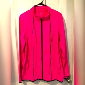 Hot pink active jacket